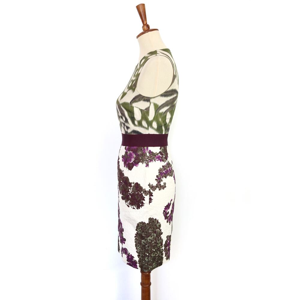 Giambattista Valli Paris Silk Cotton Dress Floral Size 38 XXS - Picture 2 of 11